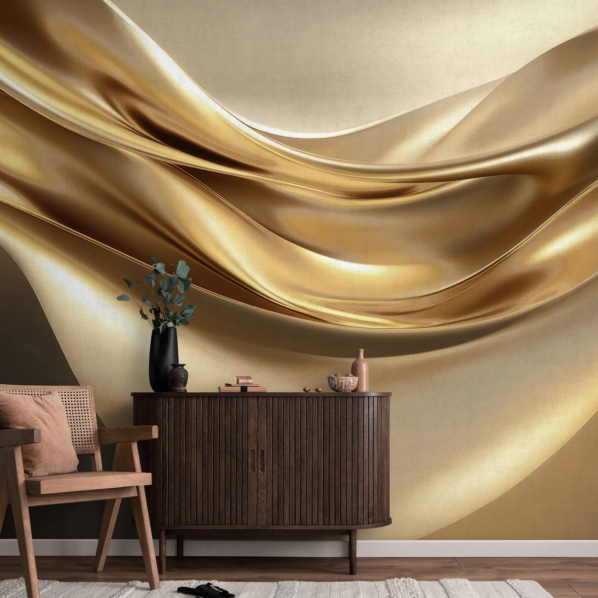 Designs Direct Liquid Gold Wall Mural